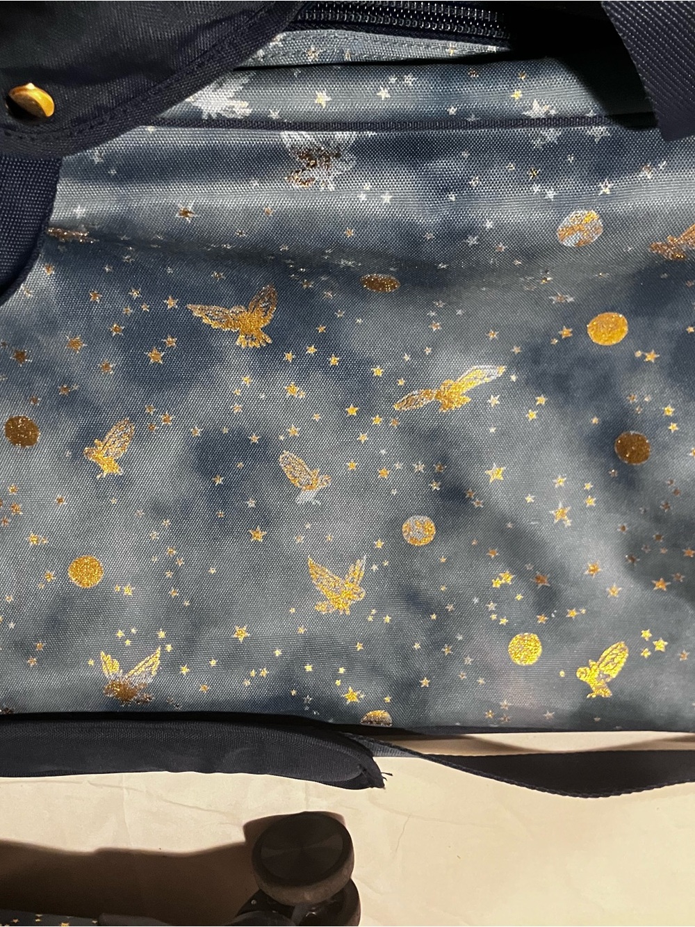 NWT PB Teen Harry Potter Enchanted Night Sky Carry On Duffel Set Monogram A - Picture 12 of 16
